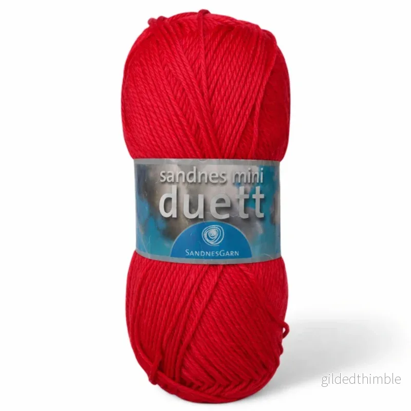Blandgarn Sandnes Mini Duett – bomull ull 50g - Bild 3