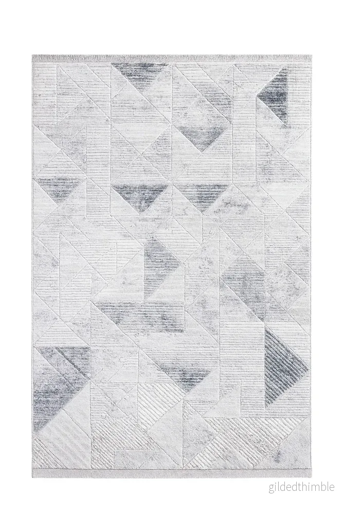Juliet Isgrå – Geometrisk elegans i frostiga nyanser - Bild 3