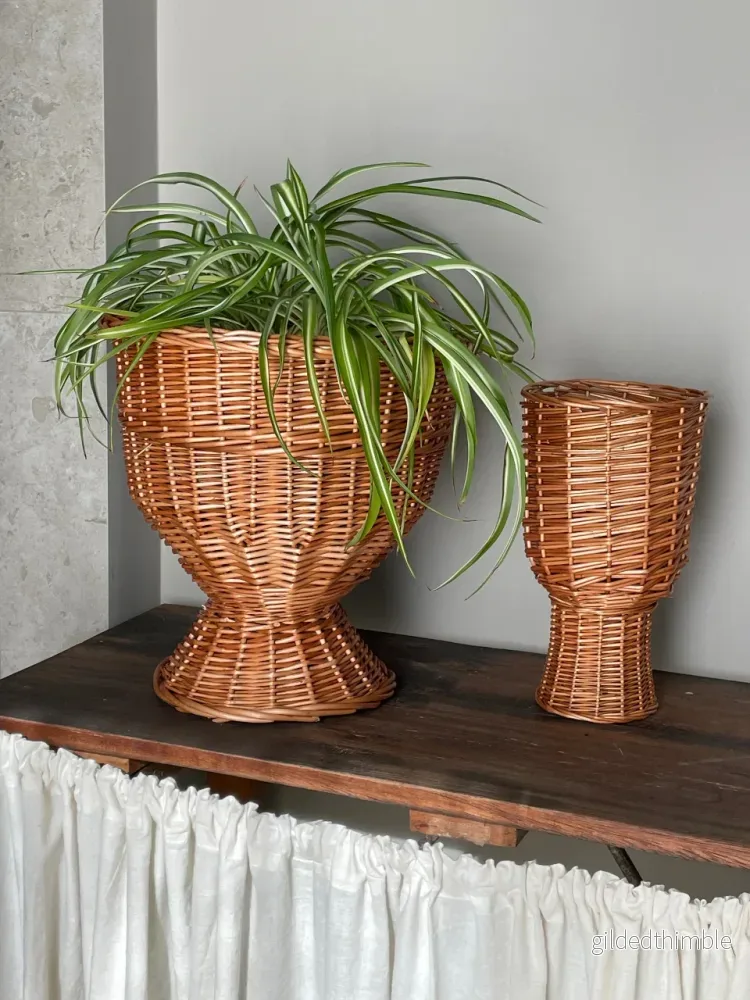 Rottingvas stor ’Wicker’ unik Rottingvas stor ’Wicker’ unik
