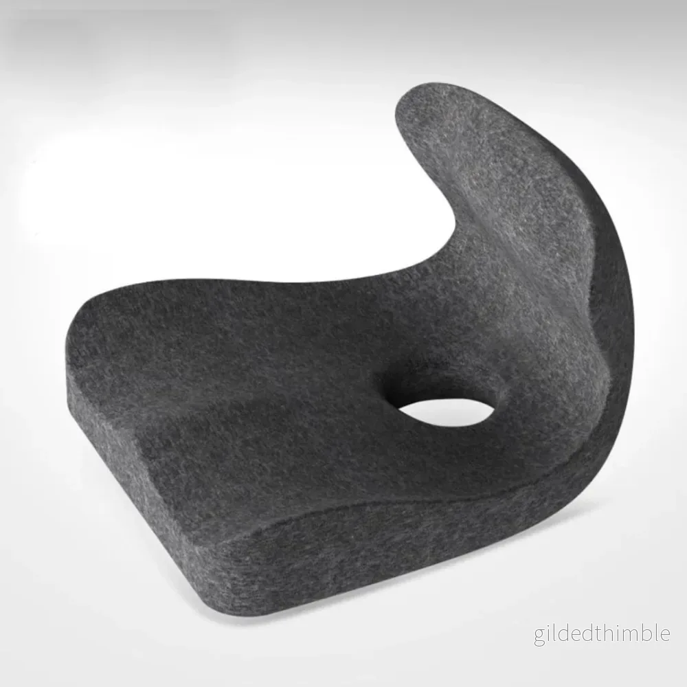 L-formad Ländryggskudde i Memory Foam – Komfort och Stöd för Ryggen - Bild 2