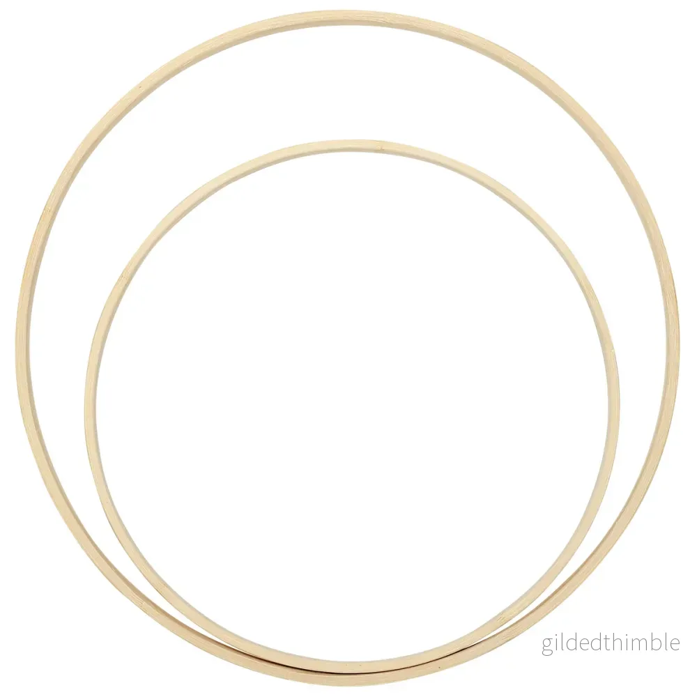 Bambu-ringar 2-p, 20 cm. och 25 cm. Bambu-ringar 2-p, 20 cm. och 25 cm.