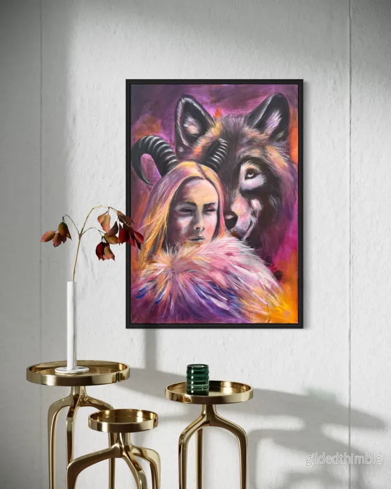 Starka ensamma- oslagbara tillsammans - Art Print