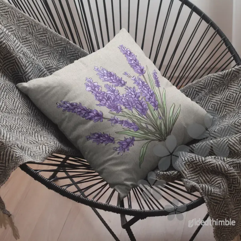 Dekoratīvais spilvens | kolekcija «Lavandu zeme» | «Aromātiskie ziedi» - Bild 3