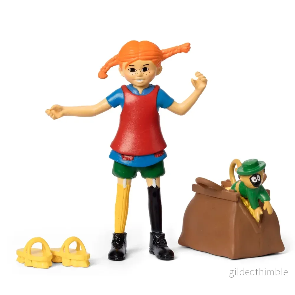 Pippi Figurset – Pippi & Tillbehör Pippi Figurset – Pippi & Tillbehör
