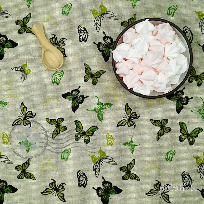 Lina dvielis | Zaļie taureņi - Bild 2