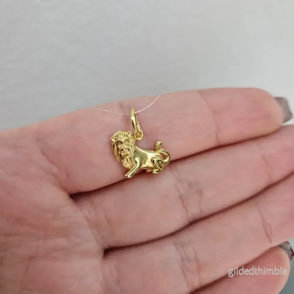 Guldhänge Stjärntecken figur massivt 18k guld - Bild 3