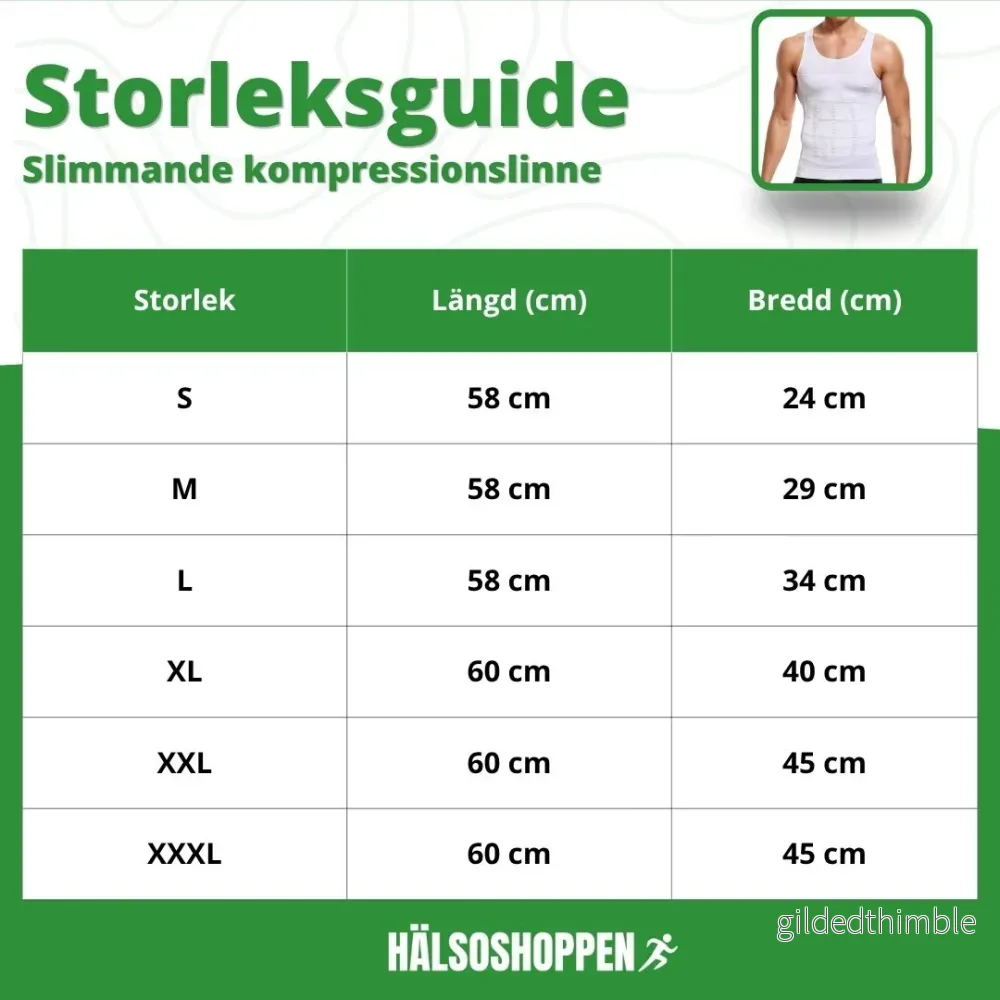 Kompressionslinne för Herr – Formsydda & Stödjande - Bild 3