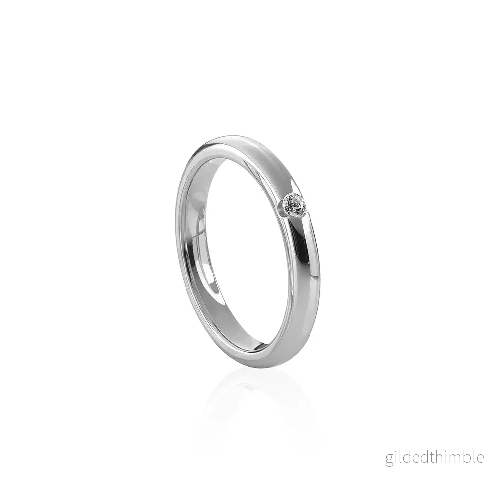 Vigselring Taylor 18k vitguld