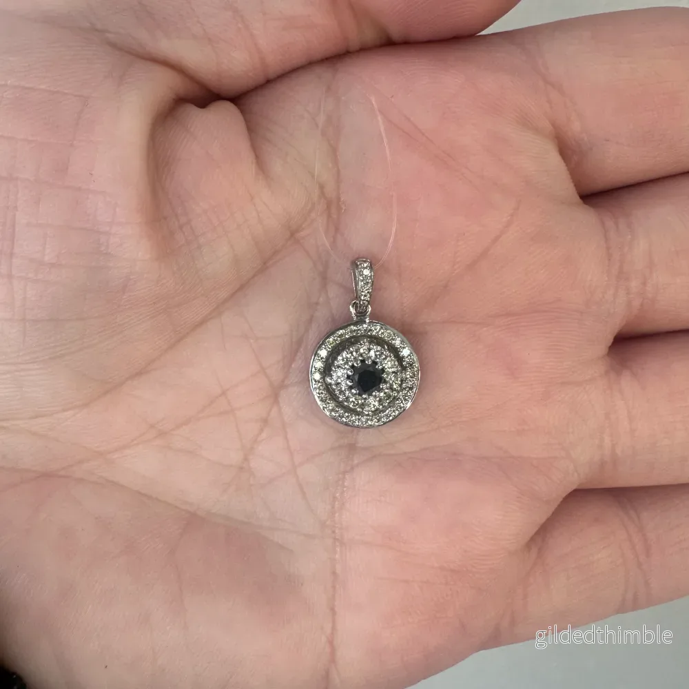 Diamant hängsmycke 18k vitguld 0,52ct