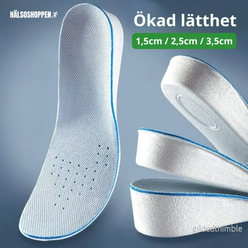 Höjdförhöjande skoinlägg – upp till 3,5 cm - Bild 3