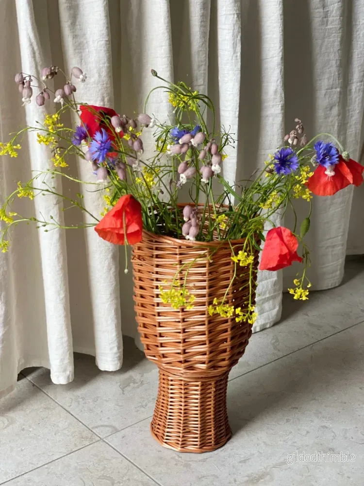 Rottingvas liten 'Wicker' unik - Bild 3