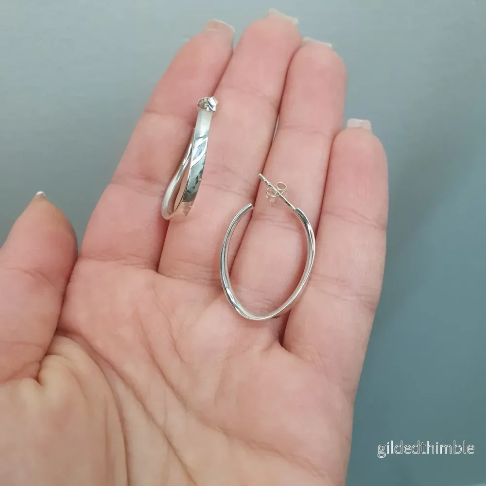 Ovala creoler silver Ovala creoler silver