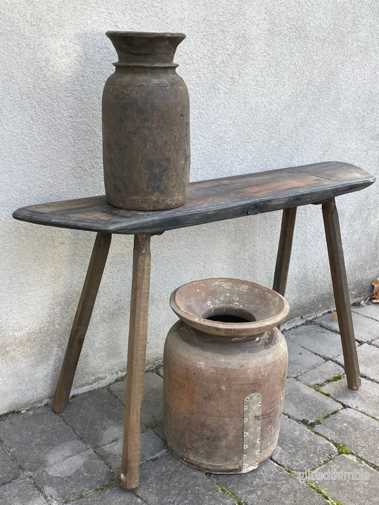 Träbänk ’Nr 32’ vintage Träbänk ’Nr 32’ vintage