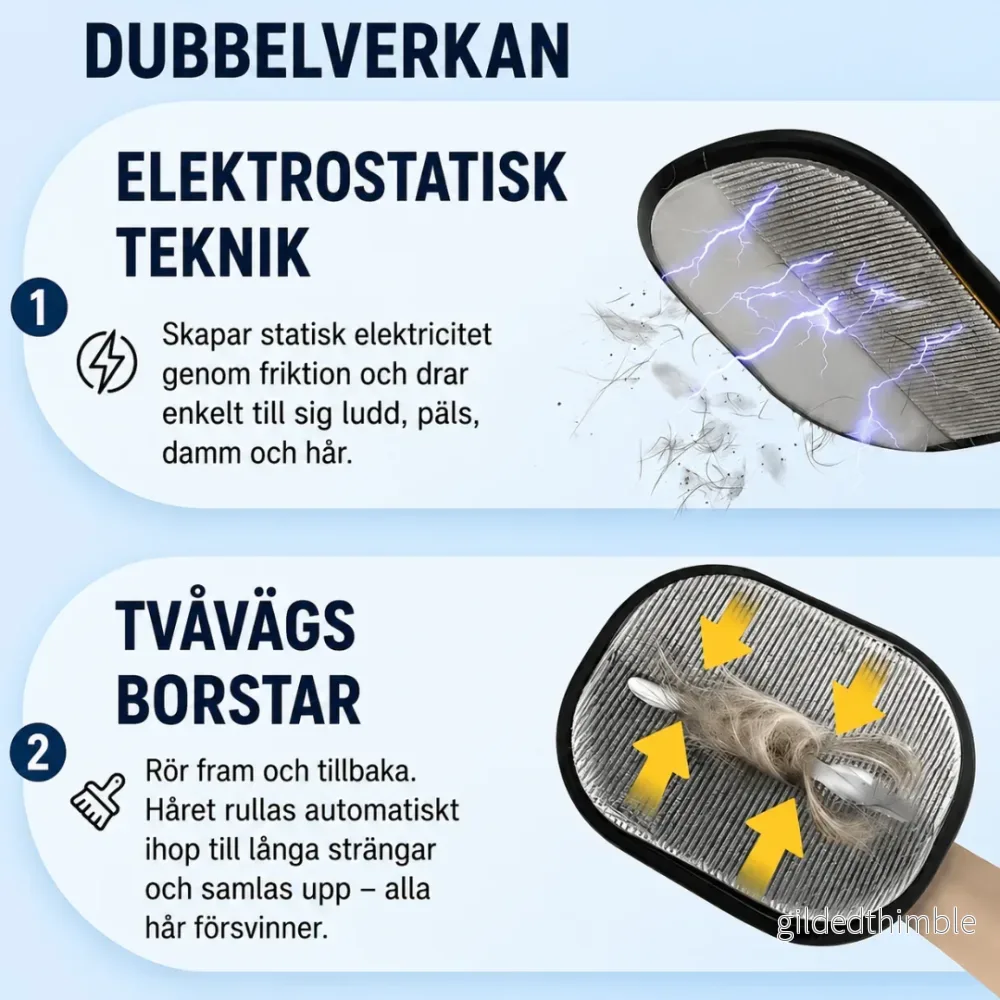 Pälsfri™ – Ta bort hund- & katthår på några drag - Bild 3