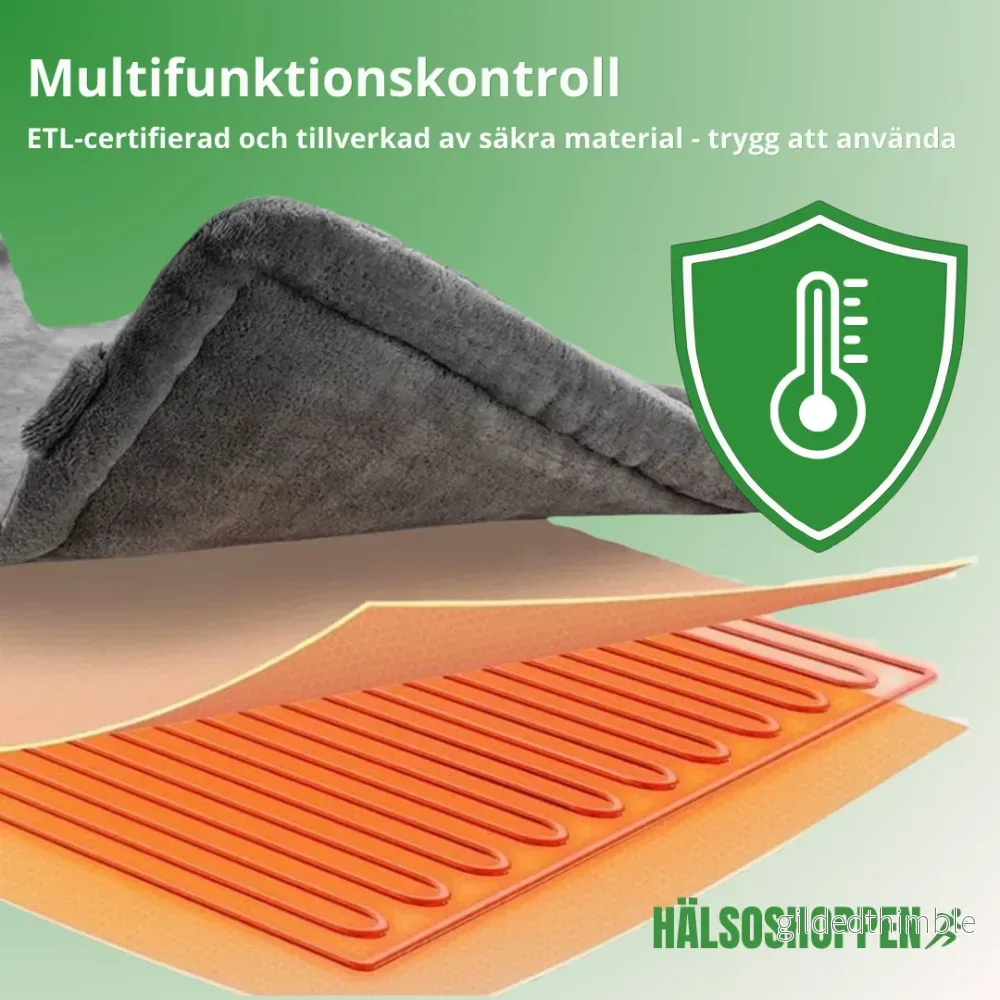Värmefilt för Rygg, Axlar och Nacke – 6 Temperaturinställningar - Bild 3