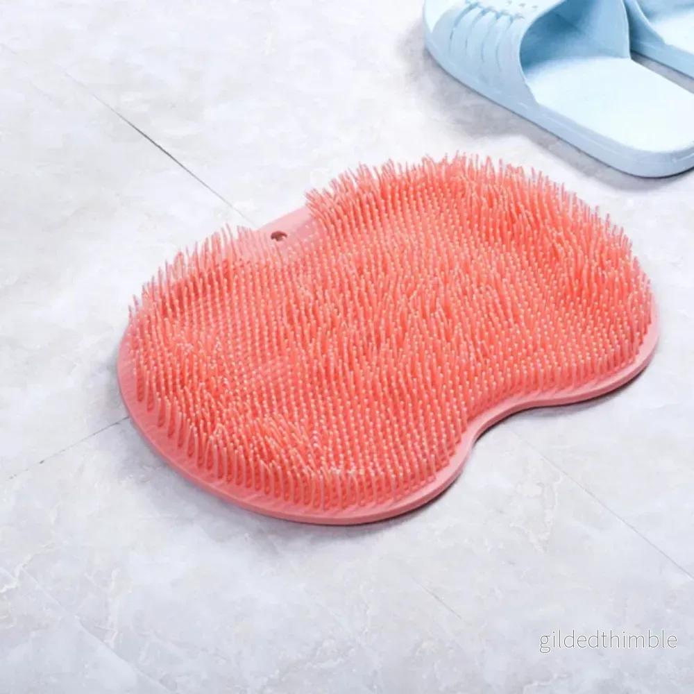 Skrubbmatta halkfri i silikon – för fötter & kropp
