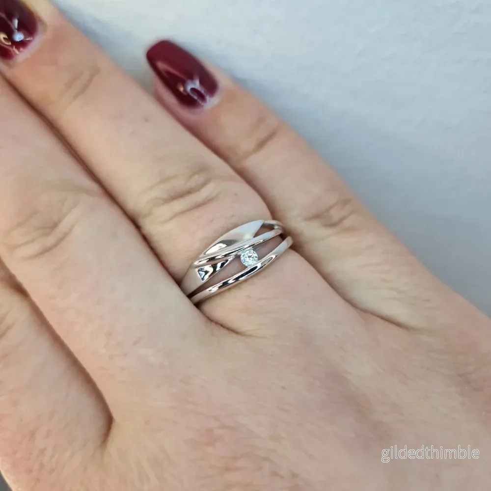 Ring Amelie 18k vitguld