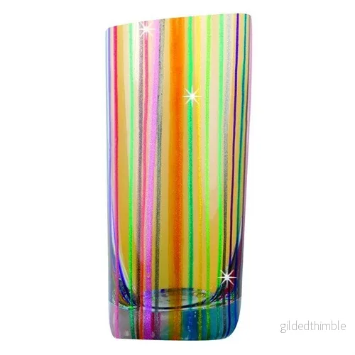 Glas- och porslinsmarkör, Glitter medium set om 5 st - Bild 3
