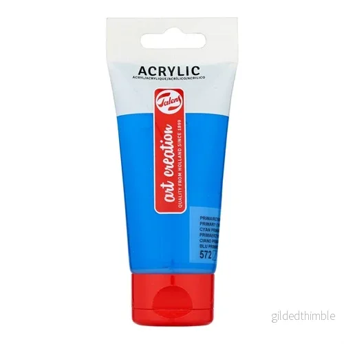 TAC ACRYL 75ML PRIMARY CYAN
