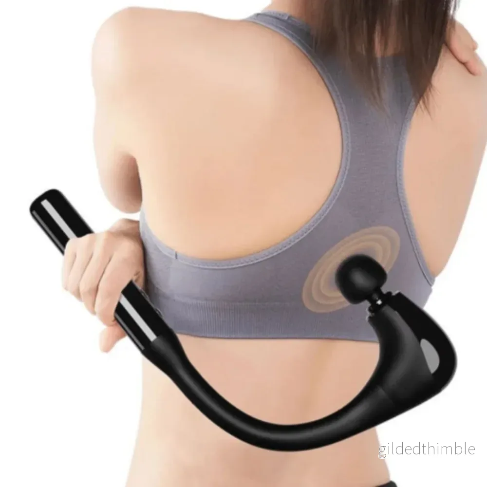 U-formad Trådlös Massagepistol - Bild 2