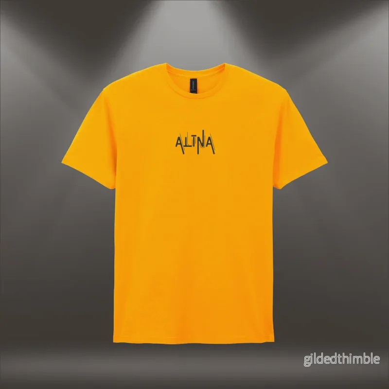 Kokvilnas T-krekls ar vārdu "Alīna" - Bild 2