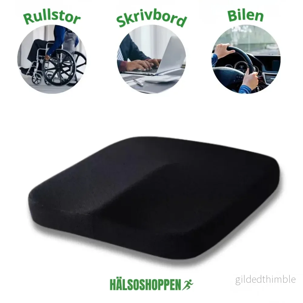 Minnesskum Sittkudde – Avlastning för Rygg & Svanskota - Bild 2