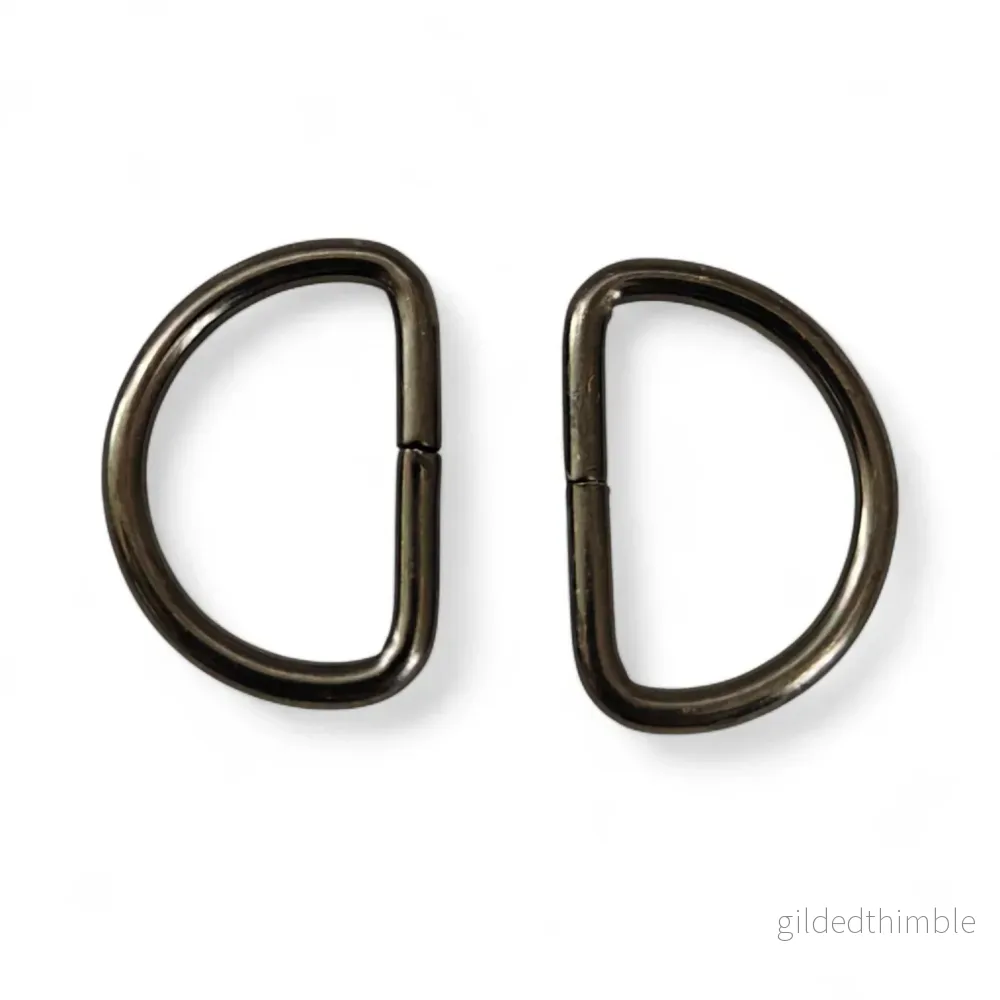 Väskbeslag 25mm antikfärgad stål – 2-pack Väskbeslag 25mm antikfärgad stål – 2-pack