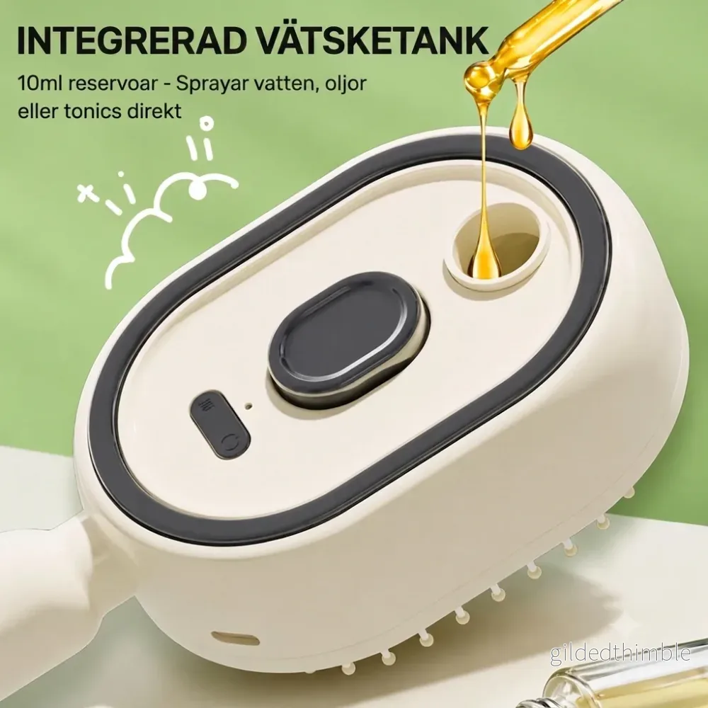 SilkLyx™ - Elektrisk hårborste med fin spraydimma (Olja ingår ej) 🌿 - Bild 3