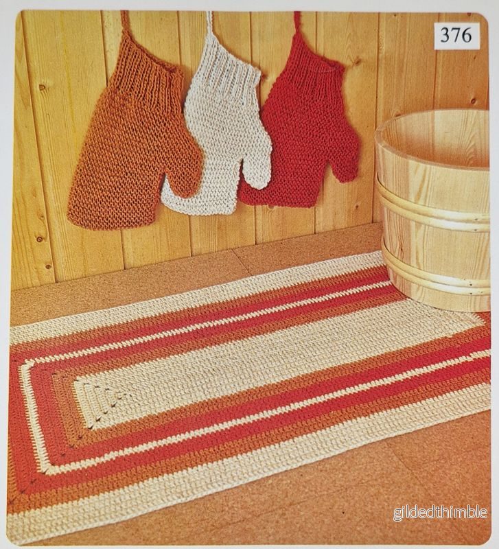 Virkmönster Matta och Skrubbvante – PDF Virkmönster Matta och Skrubbvante – PDF