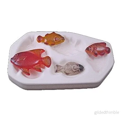 Gjutform 4 Tropiska fiskar Gjutform 4 Tropiska fiskar