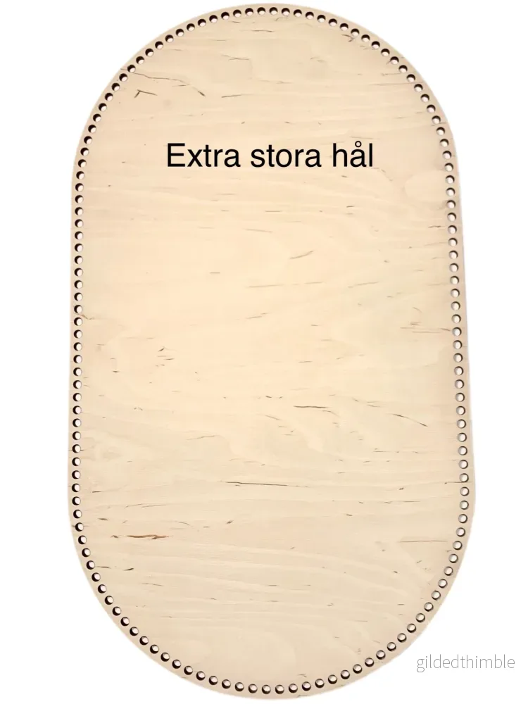 Träbotten oval 70×35 cm. extra kraftig botten till baby.