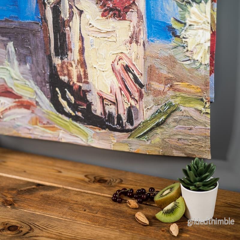 Lina dvielis | Vinsents van Gogs "Vāze ar gladiolām" - Bild 2