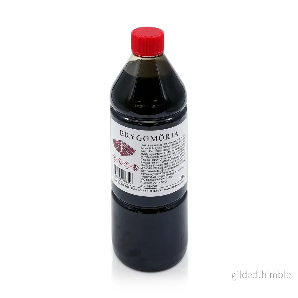 Bryggsmörja – mörk roslagsmahogny
