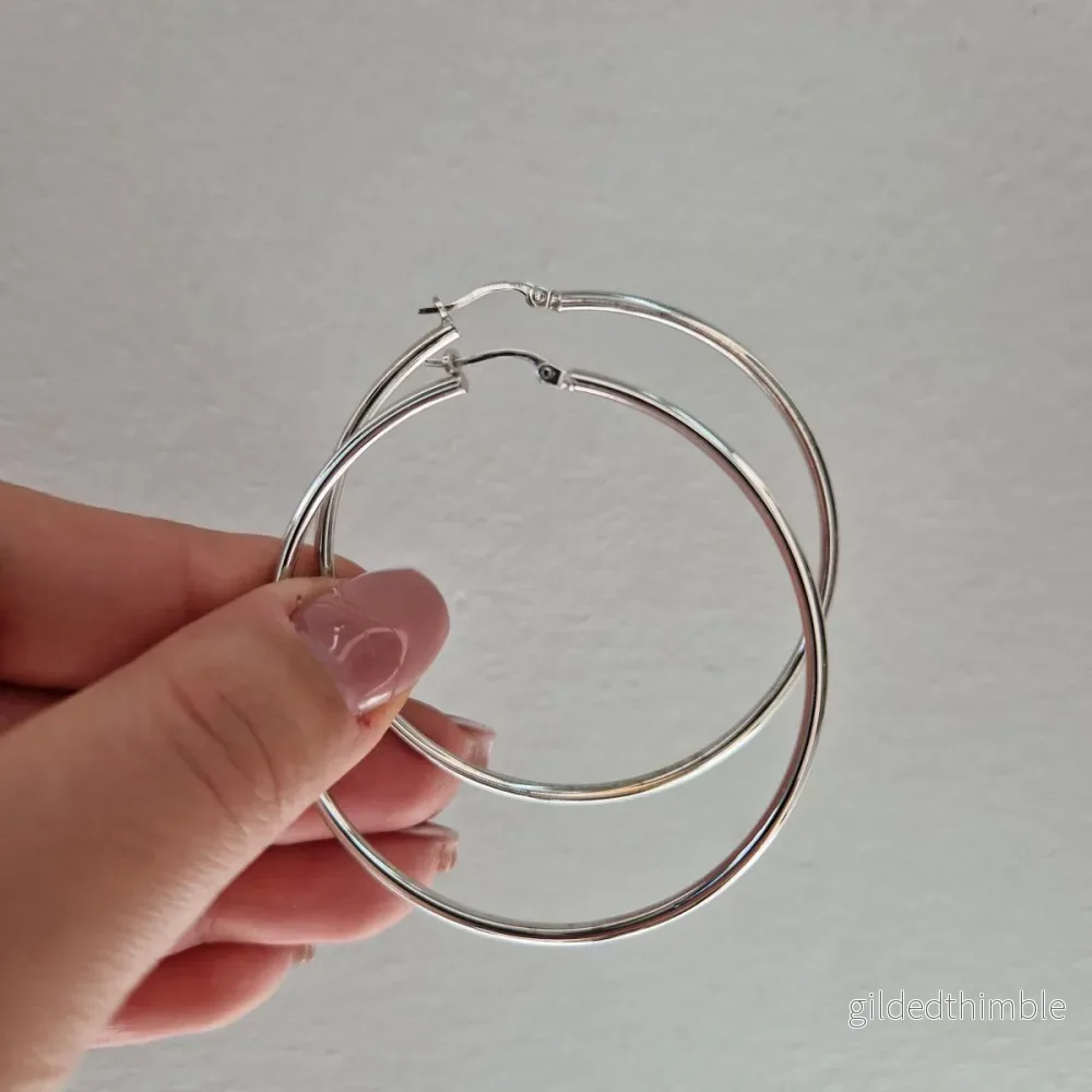Creoler – 18k Vitguld 54mm