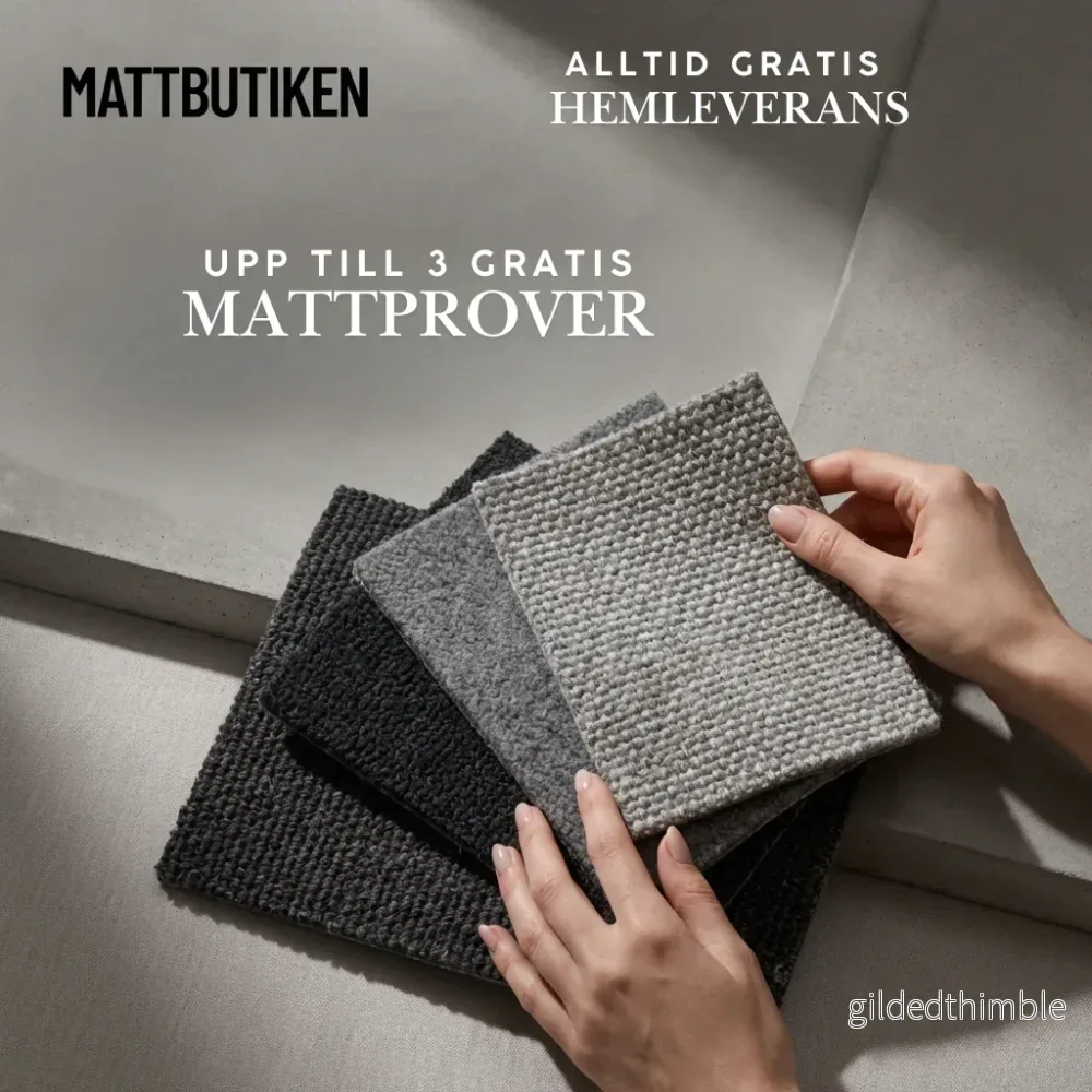 Beställ mattprover hem - Gratis vid order
