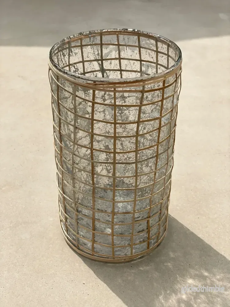 Ljuslykta / vas 'Bambu' glas - Bild 3