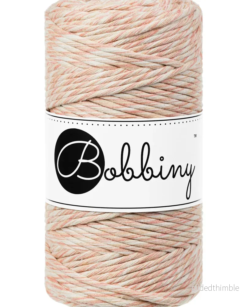 PEACH SHAKE enkeltvinnat rep 3 mm. 100 m. PEACH SHAKE enkeltvinnat rep 3 mm. 100 m.