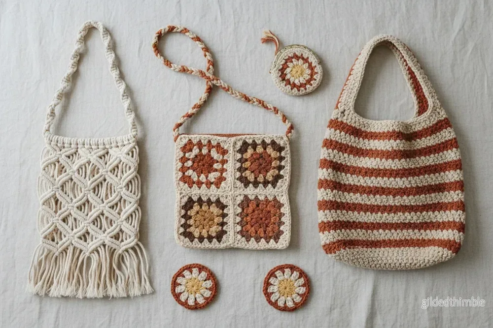 Vintage original mönster – Blandade väskor
