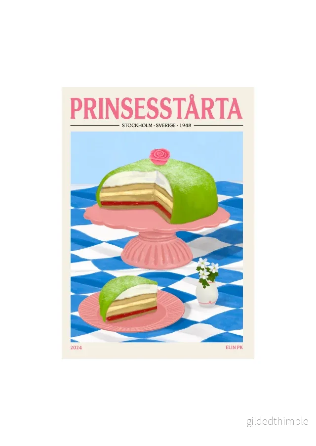 Elin PK Poster – Prinsesstårta Elin PK Poster – Prinsesstårta