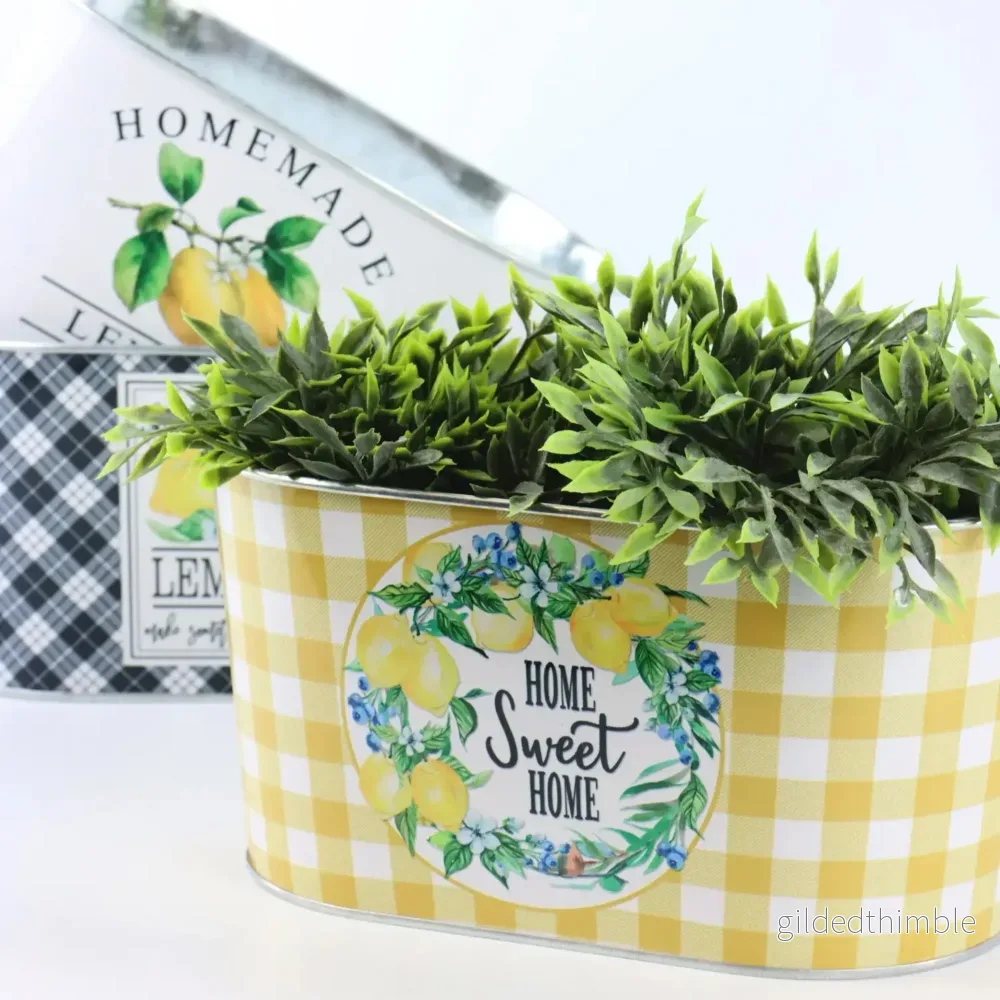 Zinkkruka – Gulrutig med Citronmotiv - Bild 3