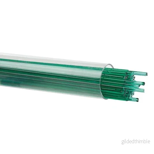 Bullseye Emerald Green Transp Stringer 1417-0272, 2mm Bullseye Emerald Green Transp Stringer 1417-0272, 2mm