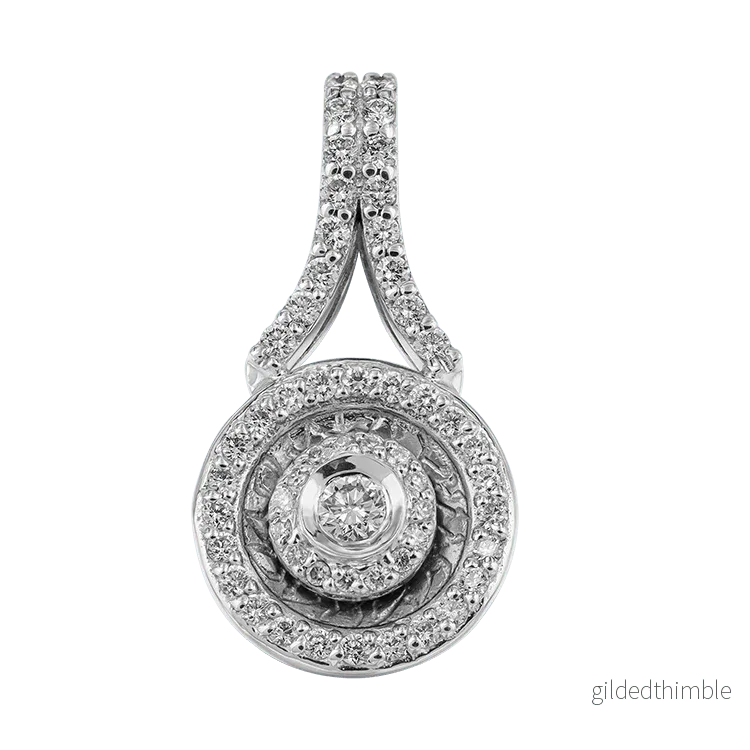 Diamant hängsmycke 18k vitguld 0,58ct SI Diamant hängsmycke 18k vitguld 0,58ct SI
