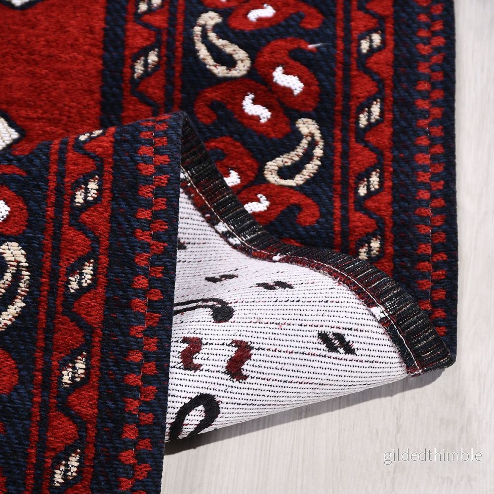 Türkmen Eldora – Praktisk Matta med Djärv Geometrisk Orientalisk Design - Bild 2