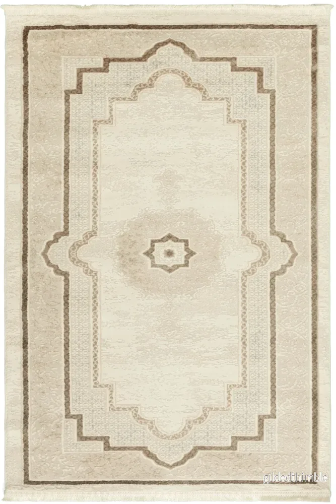 Bloom 02 Sandvalv – Geometrisk elegans i varma sandtoner
