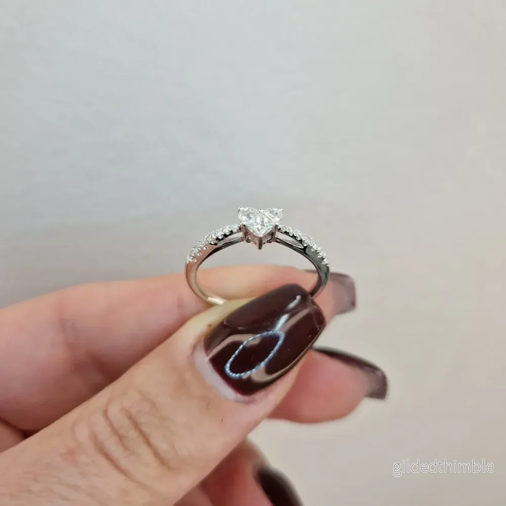 Diamantring Fredrika 18k guld - Bild 2