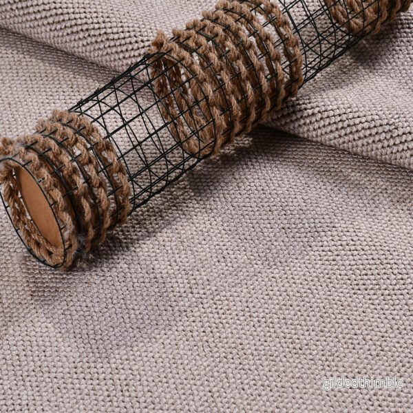 Selanik Natur – Handvävd Beige Matta med Klassisk Frans och Skandinavisk Look - Bild 2