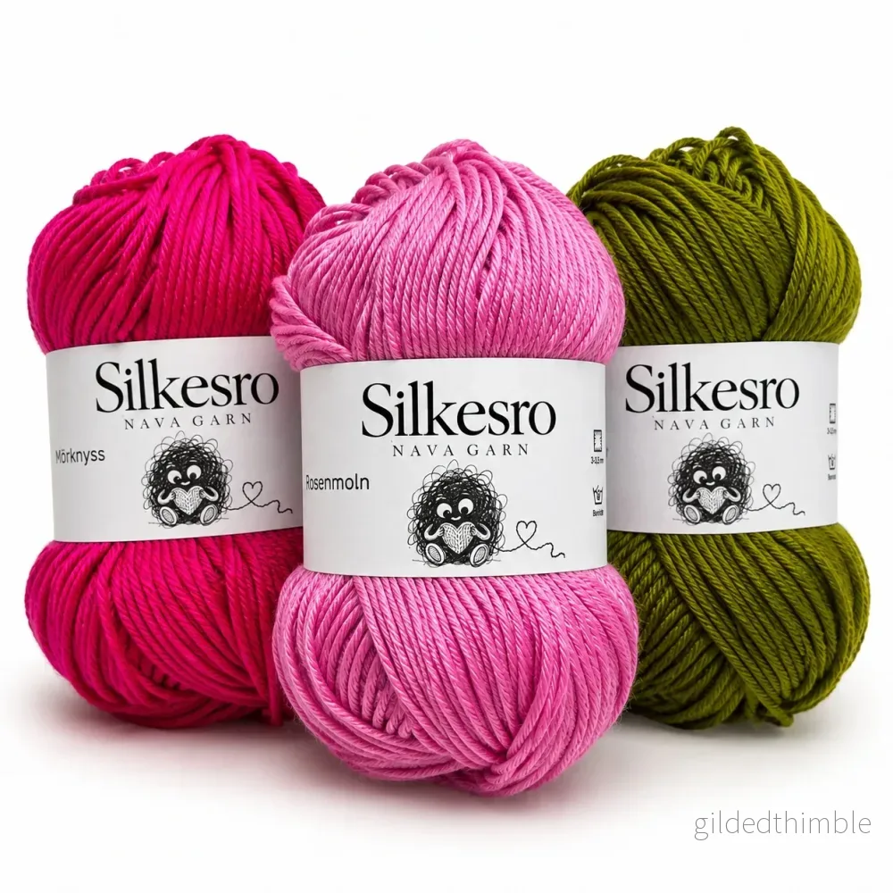 Silkesro – Mjukt babygarn med kashmir, 50 g / ca 140 m