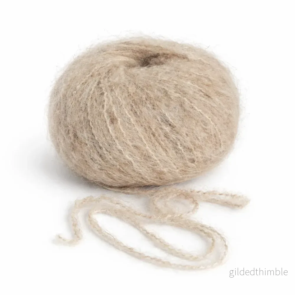 Ermellino –merinoull och mohair 50g. - Bild 2