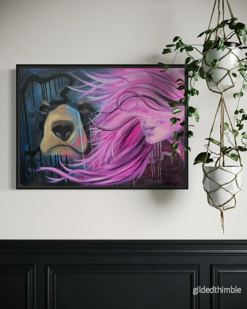 I choose the bear- Art Print - Bild 2