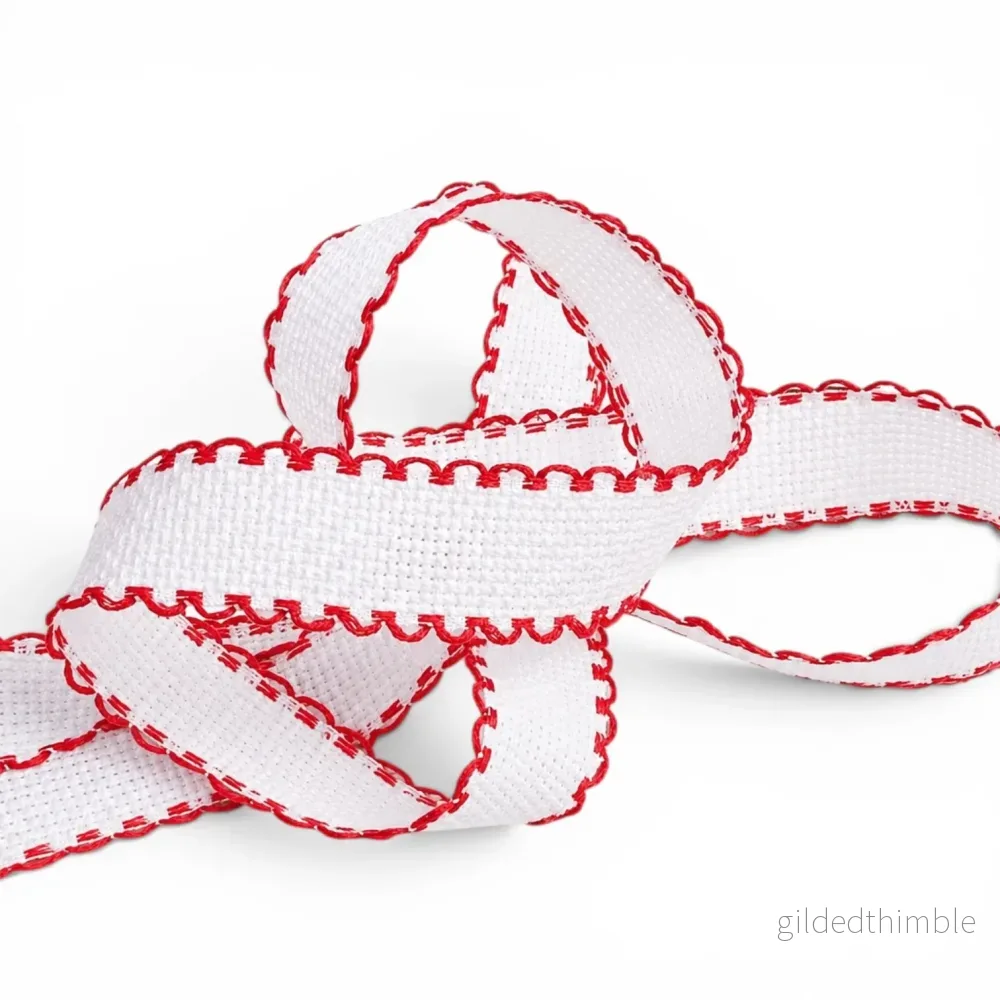 Aidaband – Röd Kant – 20mm